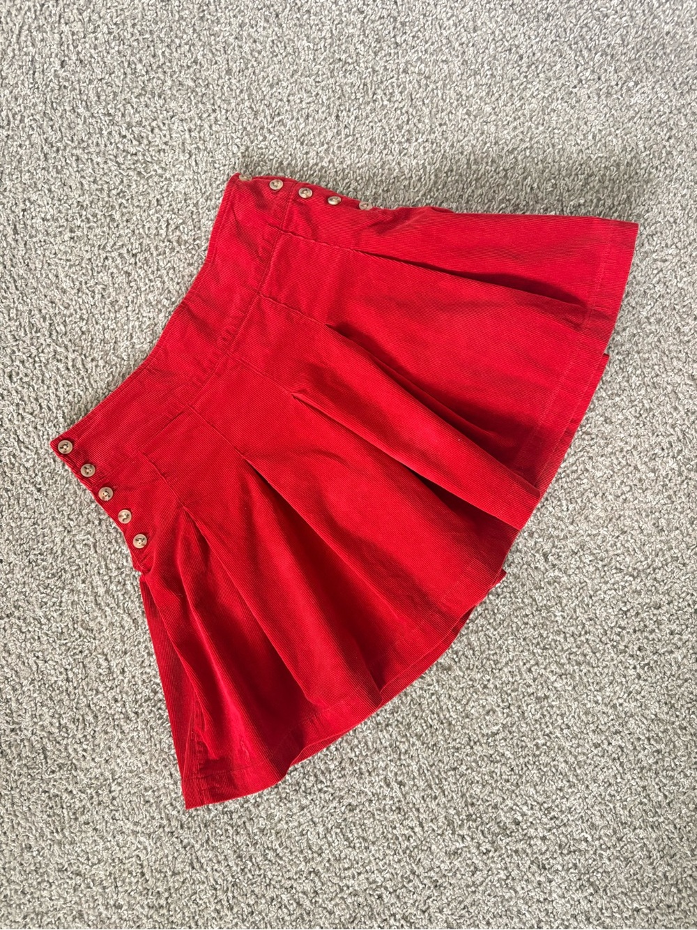 Ralph Lauren Corduroy Pleated Skirt